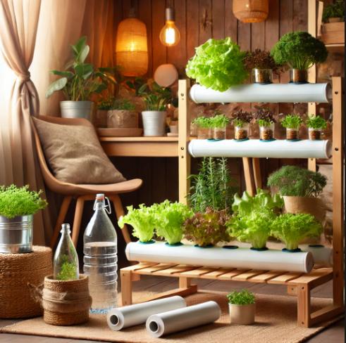 huerta hidropónica casera